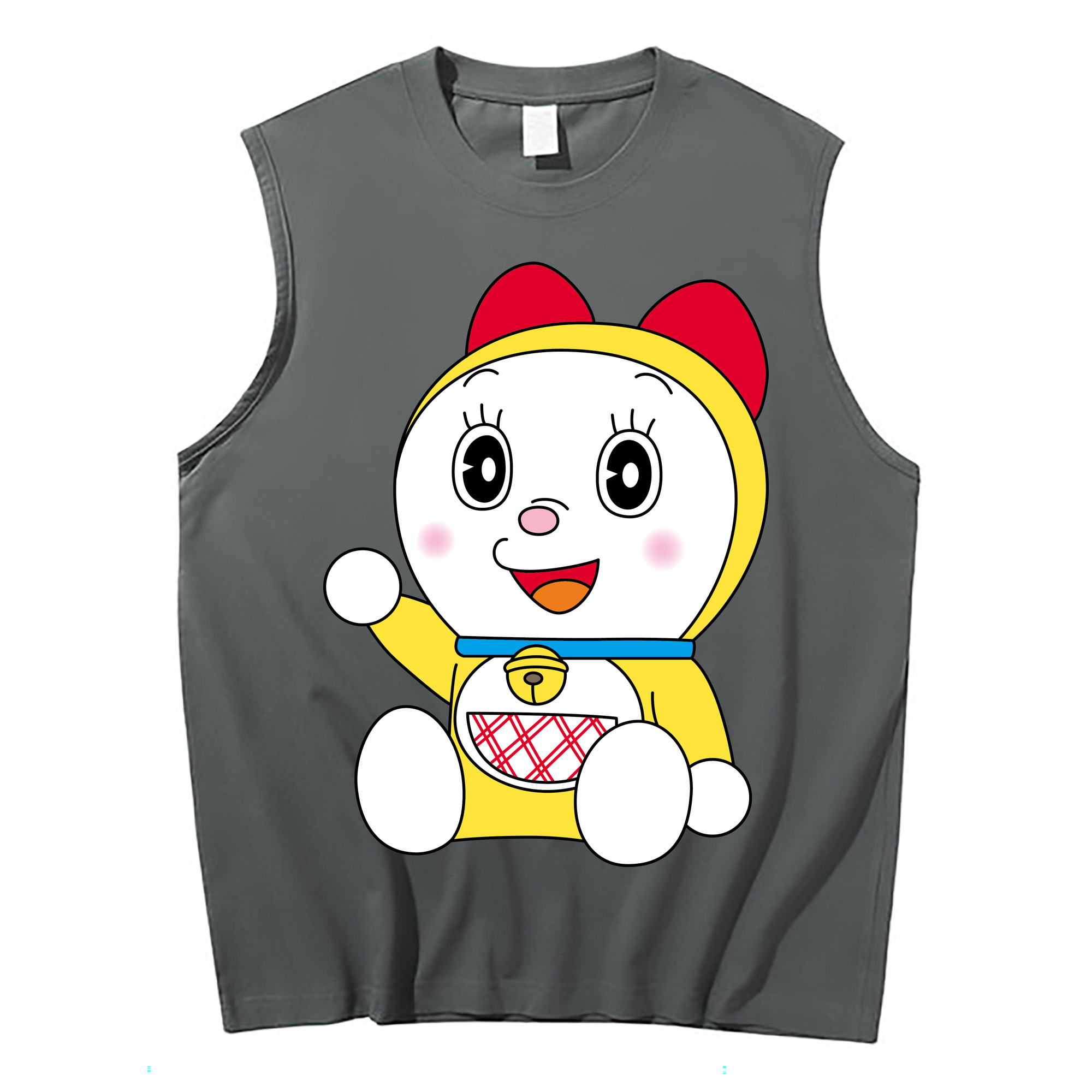（画像用） ドラえもん ドラミ Doraemon Dorami コットン100％タンクトップ（フロントプリント）